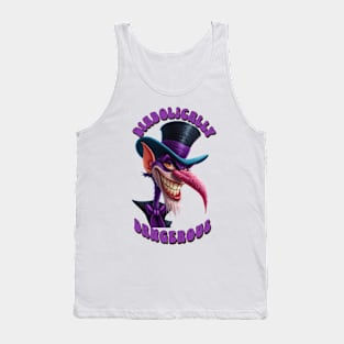 The Mischievous Mad Hatter: Diabolically Dangerous Tank Top